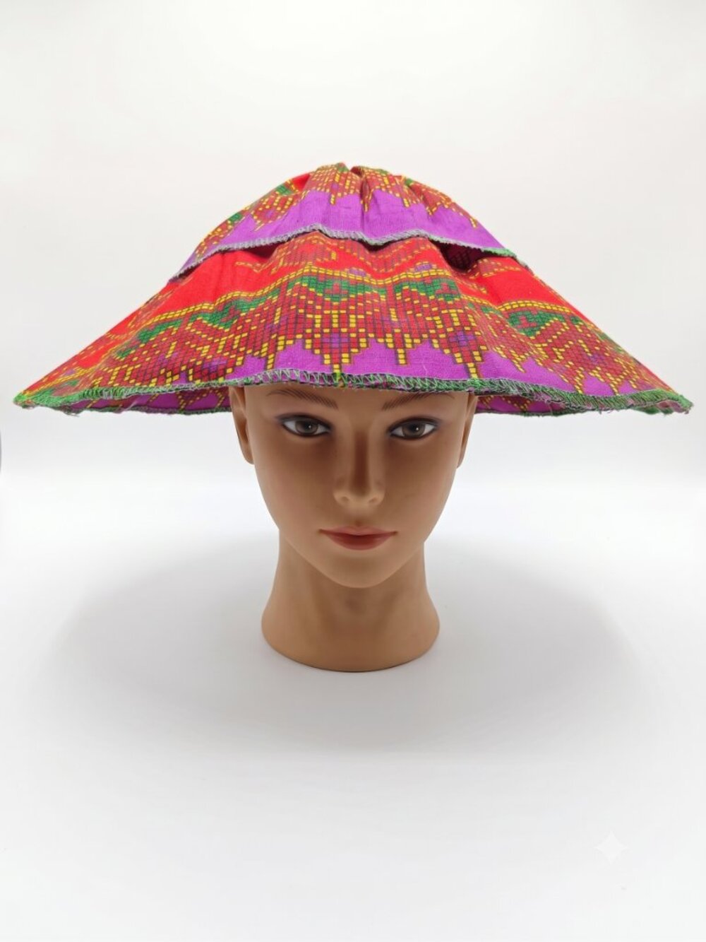 2-in-1 Multifunctional Filipino Beach Hat Converts into a Folding Hand Fan